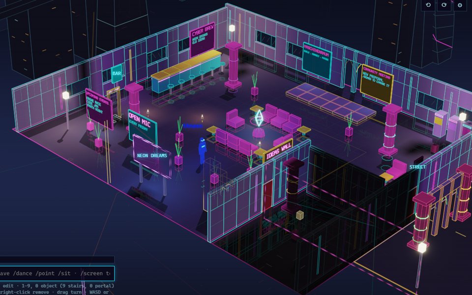 Neon preset: the default glowing look
